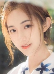 金发少女日式和服清纯动人套图