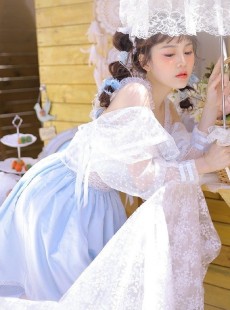 名媛蕾丝美女白嫩小清新性感生活照写真