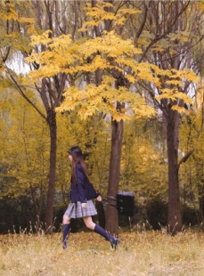 青春靓丽校园女神日系制服写真