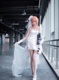 二次元美少女cosplay动漫妹子透视白丝惹火撩魂妹子图