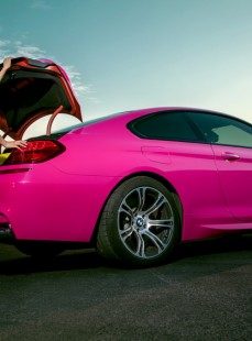 宝马美女模特那朵